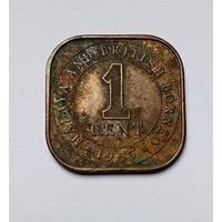 1 цент 1957 Малайя и Британское Борнео