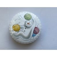 Шкатулка со Снеговиком, фарфор, Royal Doulton.