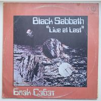 Black Sabbath / "Live At Last"