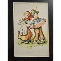 1960-е подписанная открытка Германия