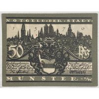 Германия 50 пфеннингов 1921 г. Мюнстер