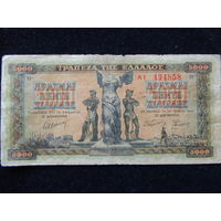 Греция 5000 драхм 1942 г
