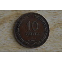 Израиль 10 прут 1949