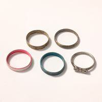 Бижутерия. Колечки разные. Вес и размер в описании.