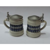 Кружечки ликёрные 60-70-е годы Германия. - 2 шт. Высота 7 см.