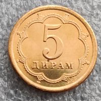 Таджикистан 5 дирамов  2006 г.