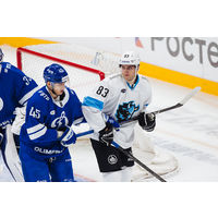 Свитер хоккейный игровой #83 VOLKOV (гостевой)