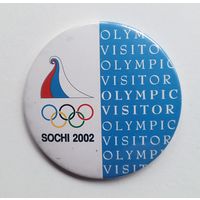 Значок Сочи-2002.Заявка на Олимпийские игры.