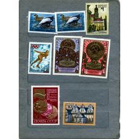 СССР, 1972, СБОРНЫЙ ЛОТ**, 8м по 25 коп. шт  чистая