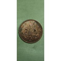 Великобритания 2 пенса 2001