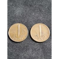 Нидерланды 1 цент 1959 1963