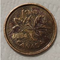 Канада 1 цент, 2004 Не магнетик (14-15-4)