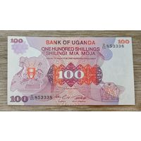 Werty71 Уганда 100 шиллингов 1982 UNC банкнота