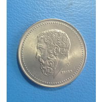 Греция 50 драхм 1984 год Солон надпись ДРАХМЕС