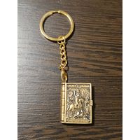 Брелок складень Георгий Победоносец Бронза