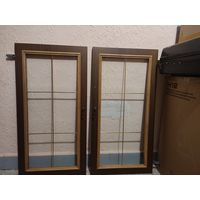 Двери створки ссср от секция сервант натуральный шпон