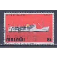 [364] Малави 1975. Корабль. Гашеная марка.