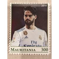 Мавритания 2018. Футбол. Isco. Марка из серии