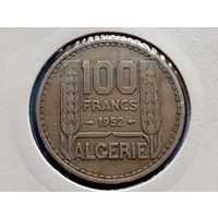 Алжир. 100 франков 1952 в холдере