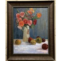 Довгялло М.Х "Натюрморт", 1950г. Холст, масло. Размер с рамой 59х73,5 см.