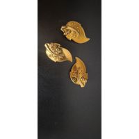 Клипсы и брошь СССР