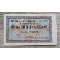 Werty71 Германия 1000000 марок 1923 1 миллион банкнота Гроссгельд  Государственный банк Баварии Мюнхен
