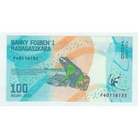 Мадагаскар 100 ариари 2017 год, UNC.