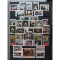 Продажа коллекции с 1 рубля! Культура и искусство на почтовых марках мира.