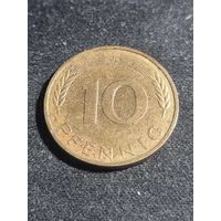 ФРГ 10 пфеннигов 1982 J