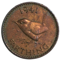 Великобритания 1 фартинг, 1941