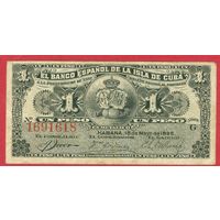 КУБА 1 песо 1896 aUNC