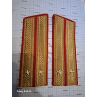 Погоны лейтенанта ВС СССР метализированные