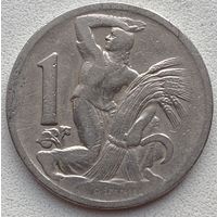 Чехословакия 1 крона 1930 г.