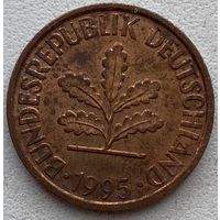 Германия 2 пфеннига 1995 г. G