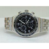 Часы Swatch хронограф SWISS. Всё работает! Идут точно! Новый эл. питания. С рубля