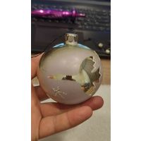 Игрушка елочная Шар Птица