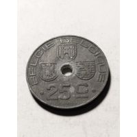 Бельгия 25 сентим 1944