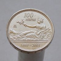 Испания 100 песет 2001 132 года песете