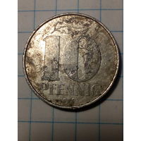 10 пфеннигов ГДР 1979 год