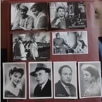 Мини открытки СССР артисты и сцены фильмов в коллекцию с рубля