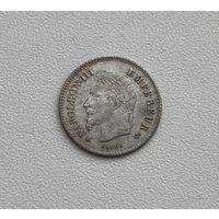 ФРАНЦИЯ  20 сантим 1867 г.