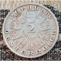 Австрия 2 шиллинг 1928 года. Серебро. Сторгуй за свою цену, предложи обмен!  Y