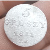 5 грошей 1811
