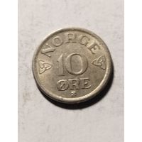 Норвегия 10 оре 1956