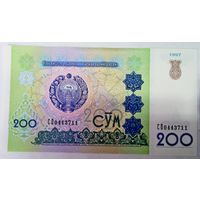 РАСПРОДАЖА!!! - УЗБЕКИСТАН 200 сум 1997 год