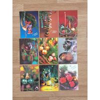 Открытки новогодние, СССР