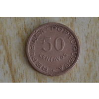Ангола 50 сентаво 1955