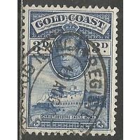 Золотой берег. Король Георг VI. Крепость Кристиансберг. 1938г. Mi#108.