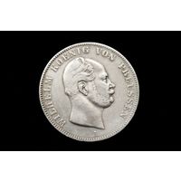 Талер 1863 г. Пруссия (Германия), Вильгельм I. Кабинетная патина!