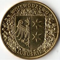 Польша 2 злотых, 2004 Любушское воеводство UNC